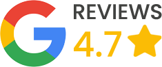 4.7 Google reviews